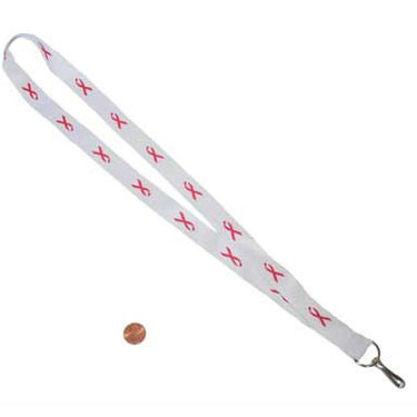 pink ribbon laynard